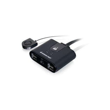 Maximize Efficiency with IOGEAR GUS402 2x4 USB 2.0 Peripheral Switch - Seamlessly Share Devices